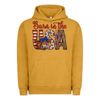 Pigment Peanut Butter barn in the usa Urban Hoodie - Zillion Design Studio