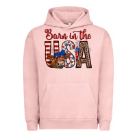 Pigment Salmon barn in the usa Urban Hoodie - Zillion Design Studio
