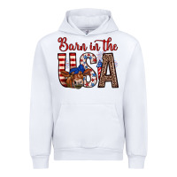 White barn in the usa Urban Hoodie - Zillion Design Studio
