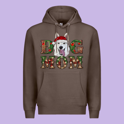 Christmas  White Shepherd Dog Mom Premium Hoodie Designed By Ranaportraitstore