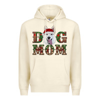 Sandshell christmas  white shepherd dog mom Premium Hoodie - RanaPortraitStore