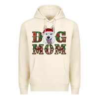 Tofu christmas  white shepherd dog mom Premium Hoodie - RanaPortraitStore
