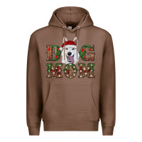 Chestnut christmas  white shepherd dog mom Premium Hoodie - RanaPortraitStore