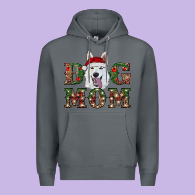 Christmas  White Shepherd Dog Mom Premium Hoodie Designed By Ranaportraitstore