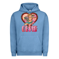 Pigment Pebble Blue cupid heart Urban Hoodie - RanaPortraitStore