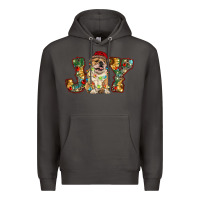 Smoke bulldog christmas joy Premium Hoodie - RanaPortraitStore