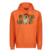 Carrot bulldog christmas joy Premium Hoodie - RanaPortraitStore