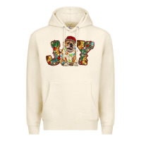 Tofu bulldog christmas joy Premium Hoodie - RanaPortraitStore