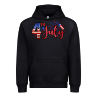 Black 4th of july zillion Urban Hoodie - Zillion Design Studio