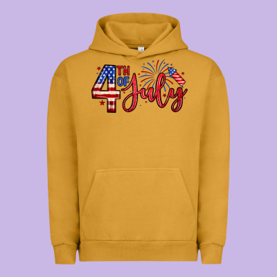 4th Of July Zillion Urban Hoodie Designed By Zillion Design Studio