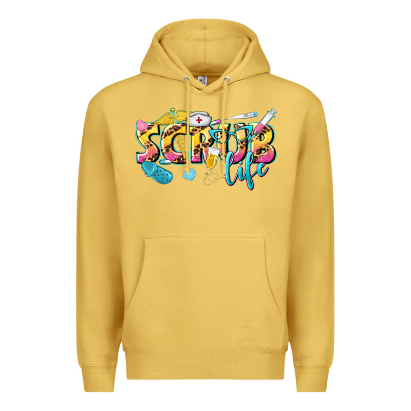 Scrub Life Premium Hoodie by texasbilliewilder | Teevron