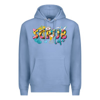 Colony Blue scrub life Premium Hoodie - texasbilliewilder