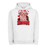 Pigment Lunar Rock be mine valentine's day baby pig Urban Hoodie - RanaPortraitStore