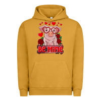 Pigment Peanut Butter be mine valentine's day baby pig Urban Hoodie - RanaPortraitStore