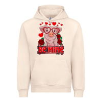 Sandshell be mine valentine's day baby pig Urban Hoodie - RanaPortraitStore