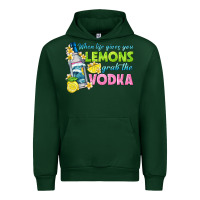 Forest Green when life gives you lemons Urban Hoodie - texasbilliewilder