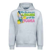 Heather Grey when life gives you lemons Urban Hoodie - texasbilliewilder
