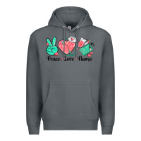 Rock peace love nurse Premium Hoodie - texasbilliewilder