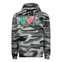 Slate Camo peace love nurse Premium Hoodie - texasbilliewilder
