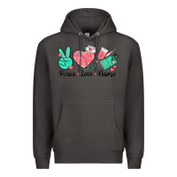 Smoke peace love nurse Premium Hoodie - texasbilliewilder