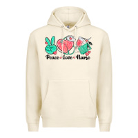 Tofu peace love nurse Premium Hoodie - texasbilliewilder