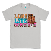 Moon Dust Western Long Live Cowgirls With Roses Classic Tee - BundleAndBundleShop