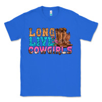 True Royal Western Long Live Cowgirls With Roses Classic Tee - BundleAndBundleShop