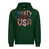 Forest Green party in the usa Urban Hoodie - Zillion Design Studio