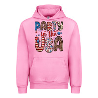 Fuchsia Pink party in the usa Urban Hoodie - Zillion Design Studio