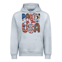 Heather Grey party in the usa Urban Hoodie - Zillion Design Studio