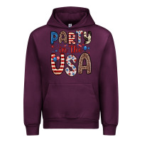 Mauve Wine party in the usa Urban Hoodie - Zillion Design Studio
