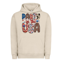 Pigment French Oak party in the usa Urban Hoodie - Zillion Design Studio