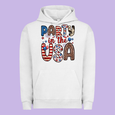 Party In The Usa Urban Hoodie Designed By Zillion Design Studio