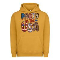 Pigment Peanut Butter party in the usa Urban Hoodie - Zillion Design Studio