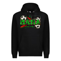 Black mama soccer Premium Hoodie - Zillion Design Studio