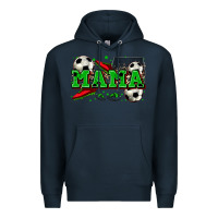 Navy mama soccer Premium Hoodie - Zillion Design Studio