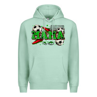 Seafoam mama soccer Premium Hoodie - Zillion Design Studio