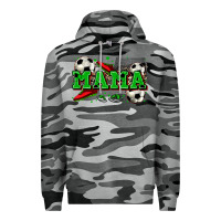 Slate Camo mama soccer Premium Hoodie - Zillion Design Studio