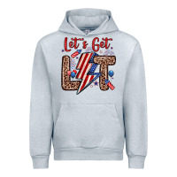 Heather Grey let s get lit Urban Hoodie - Zillion Design Studio