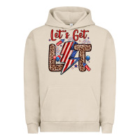 Pigment French Oak let s get lit Urban Hoodie - Zillion Design Studio