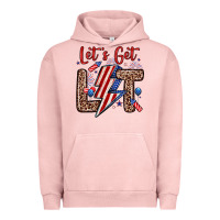 Pigment Salmon let s get lit Urban Hoodie - Zillion Design Studio
