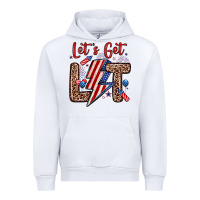 White let s get lit Urban Hoodie - Zillion Design Studio