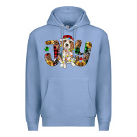 Colony Blue beagle christmas joy Premium Hoodie - RanaPortraitStore