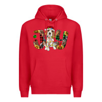 Red beagle christmas joy Premium Hoodie - RanaPortraitStore
