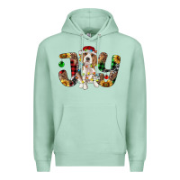 Seafoam beagle christmas joy Premium Hoodie - RanaPortraitStore