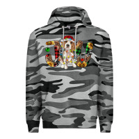 Slate Camo beagle christmas joy Premium Hoodie - RanaPortraitStore