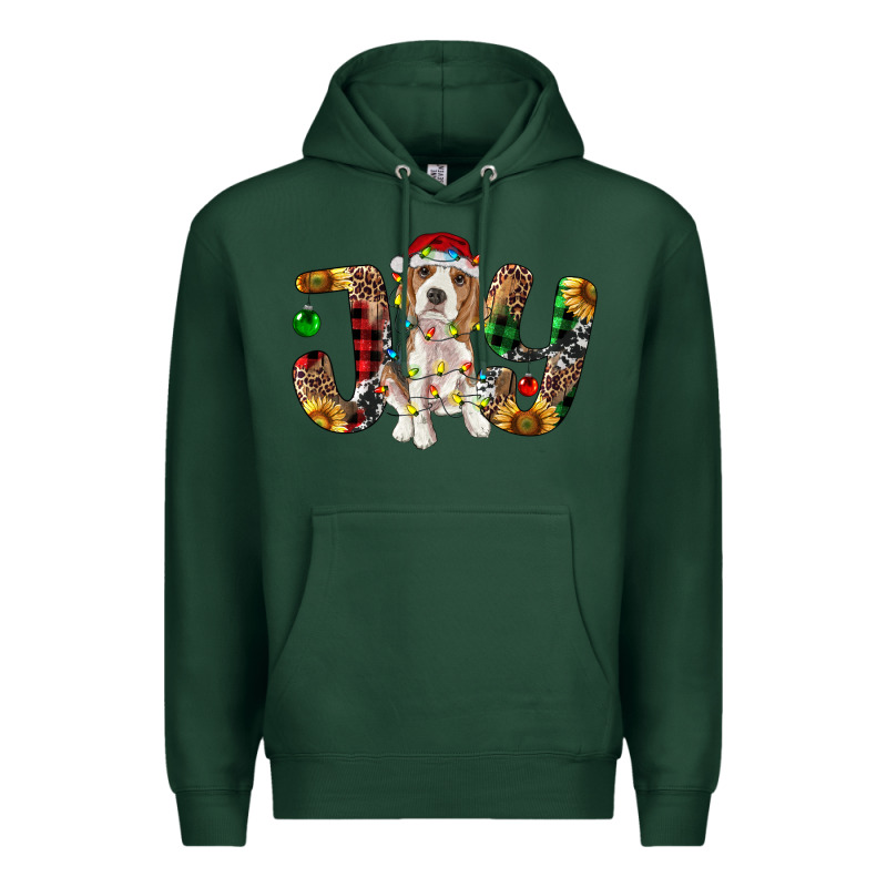 Beagle Christmas Joy Premium Hoodie by RanaPortraitStore | Teevron