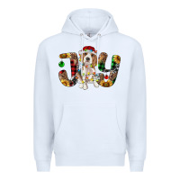 White beagle christmas joy Premium Hoodie - RanaPortraitStore