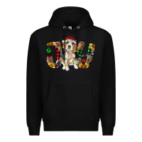 Black beagle christmas joy Premium Hoodie - RanaPortraitStore