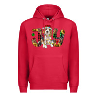 Cardinal beagle christmas joy Premium Hoodie - RanaPortraitStore